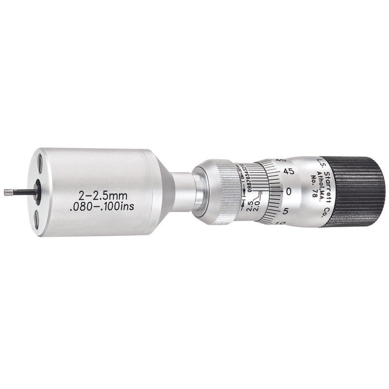 Starrett - MICROMETER- INSIDE 2-2.5MM RANGE | 78MXTZ-2.5
