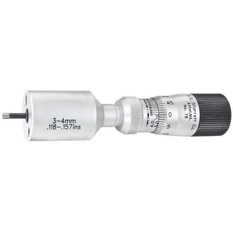 Starrett - MICROMETER- INSIDE 3-4MM RANGE | 78MXTZ-4