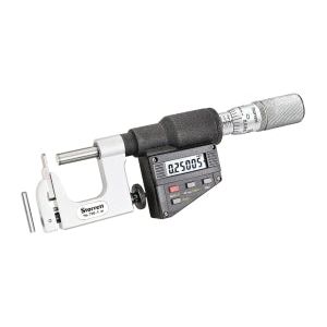 Starrett - Elec. Dig. Multi-Anvil Mic w/Output 0-1in (0-25mm) | 790AFL-1