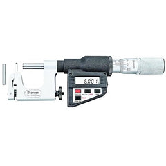 Starrett - Elec. Dig. Multi-Anvil Mic w/Output 0-25mm (0-1in) | 790MEAFL-25