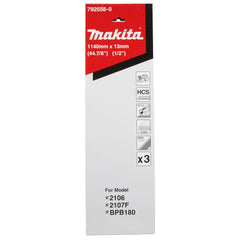 Makita - Bandsaw Blade 1140mm 24TPI Carbon Steel - 3Pk - DPB180 / PB002G | 792558-0