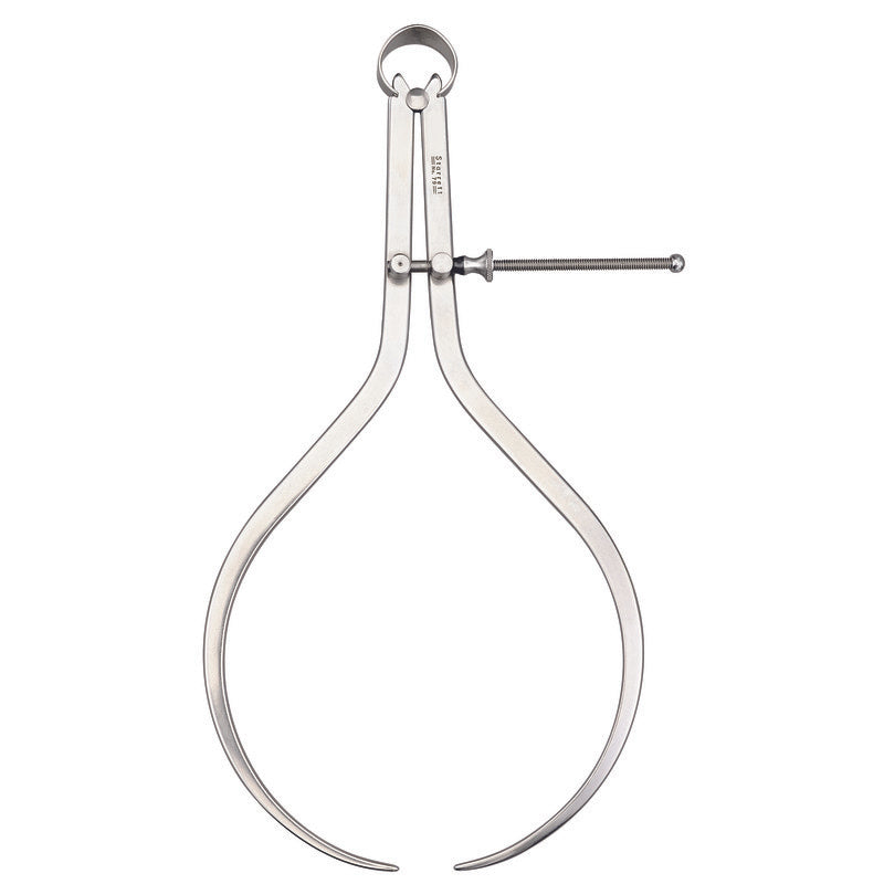 Starrett - Spring-Type Caliper (Outside) 12in (300mm) Solid Nut | 79A-12