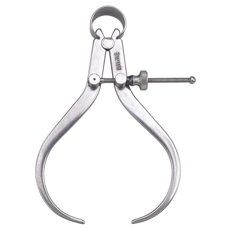 Starrett - Spring-Type Caliper (Outside) 4in (100mm) Solid Nut | 79A-4
