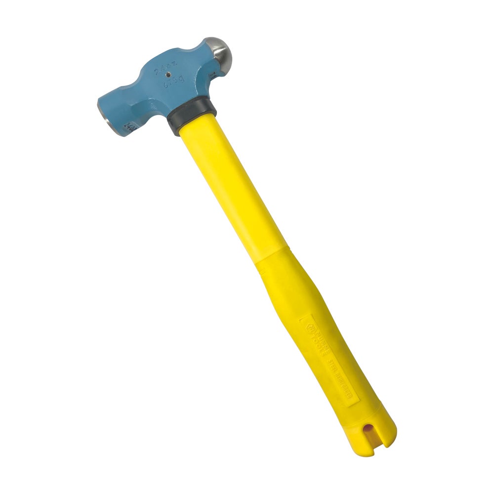 Mumme - 675g Normalised Ball Pein - Yellow Pinned Fibreglass Handle | 7HBPNFRHY0.675