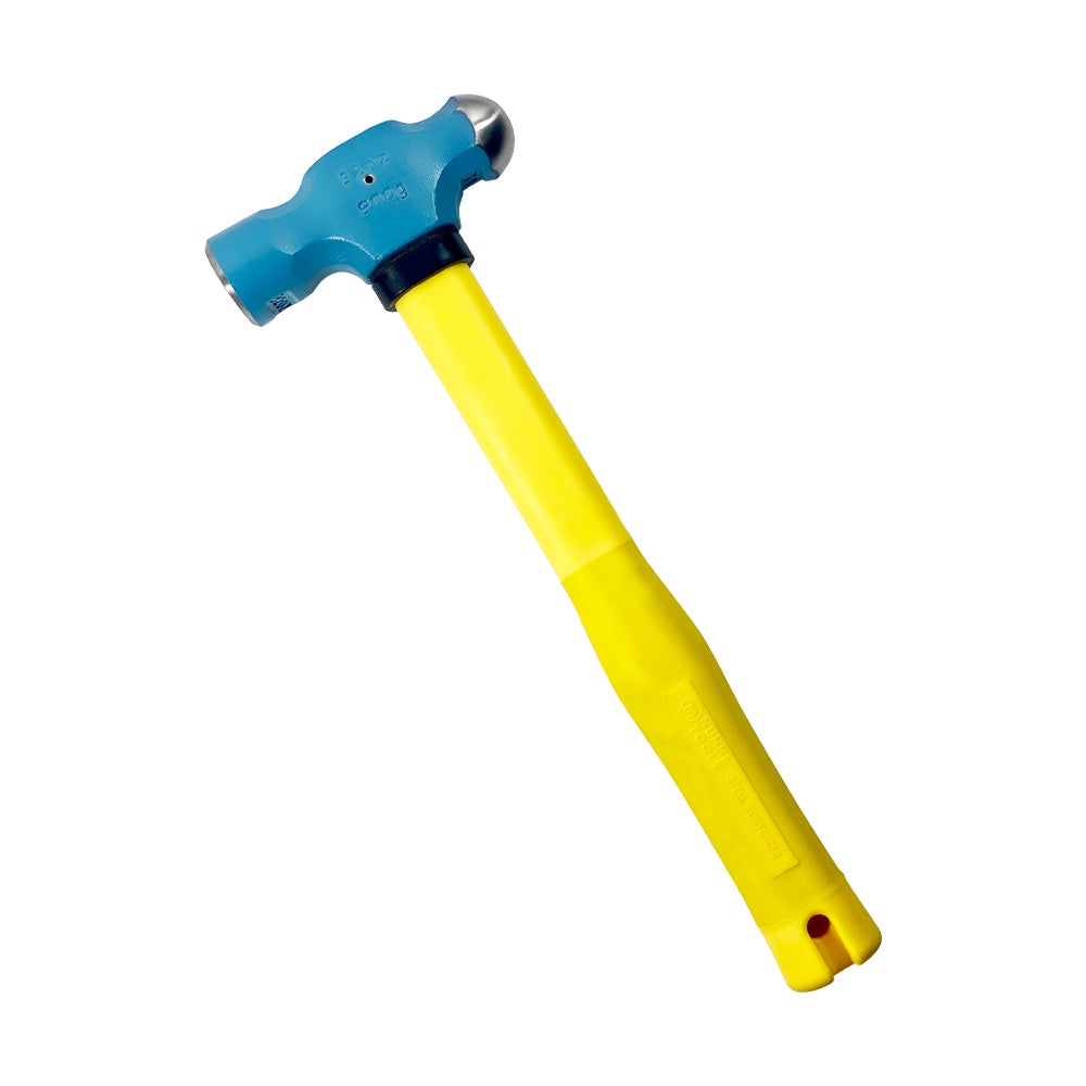 Mumme - 900g Normalised Ball Pein - Yellow Pinned Fibreglass Handle | 7HBPNFRHY0.900