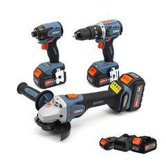 Senix - X2 18V 3 Piece Combo Kit S1 | S2K3B1-01