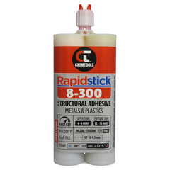 Chemtools - Structural Adhesive, Fast Set, Metals & Plastics, 400ml Dual Cartridge, 1:1 | 8-300-400