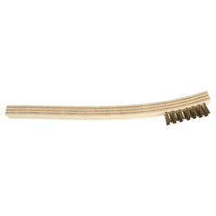Chemtools - Soft Brass Brush, Wood Handle, Brass Bristles | 8-BR25