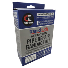 Chemtools - Pipe Repair Bandage Kit, Includes Steel Putty & Gloves, 5cm x 3.6 Meters | 8-PBK-0536