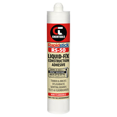 Chemtools - Construction Adhesive, 'Liquid-Fix', Beige, 300ml Cartridge | 8-RS50BG-300