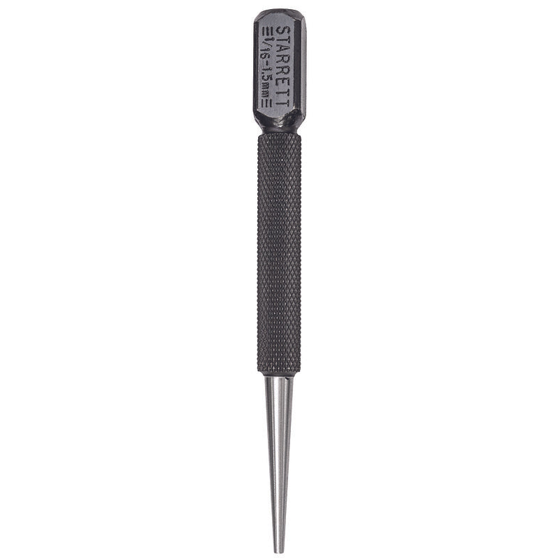 Starrett - Nail Set 4in (100mm) Length 1/16in (1.5mm) Punch Dia. | 800B