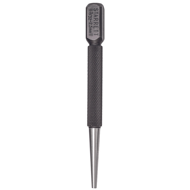 Starrett - Nail Set 4in (100mm) Length 3/32in (2.5mm) Punch Dia. | 800C