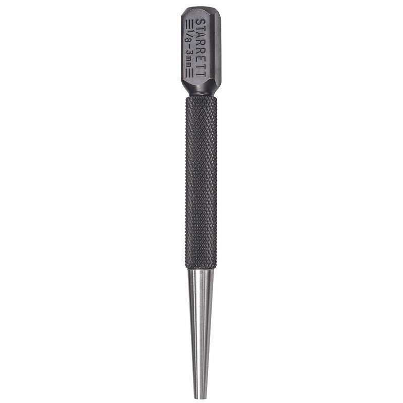 Starrett - Nail Set 4in (100mm) Length 1/8in (3mm) Punch Dia. | 800D
