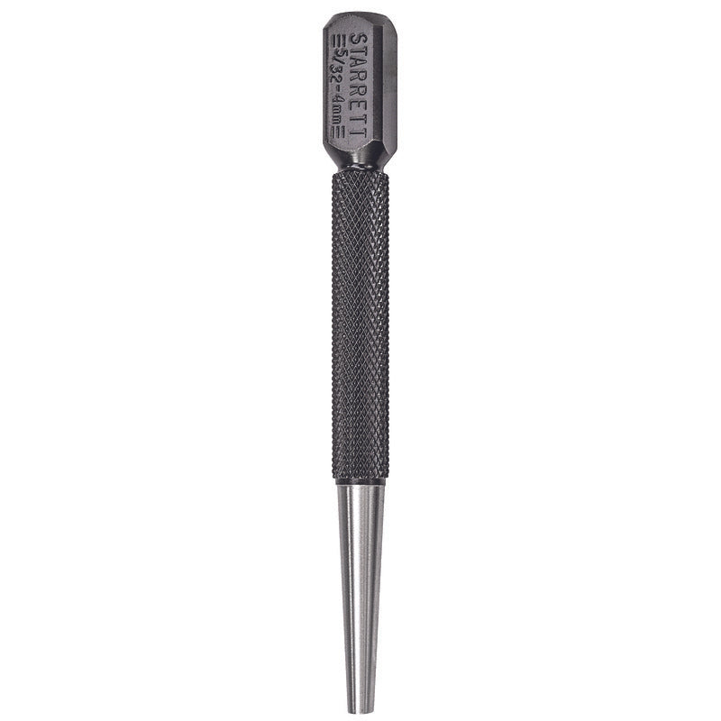 Starrett - Nail Set 4in (100mm) Length 5/32in (4mm) Punch Dia. | 800E