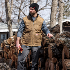 Milwaukee - GRIDIRON Sherpa Lined Vest Brown - XL | 801BRXL