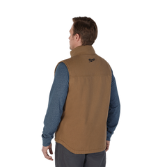 Milwaukee - GRIDIRON Sherpa Lined Vest Brown - XL | 801BRXL
