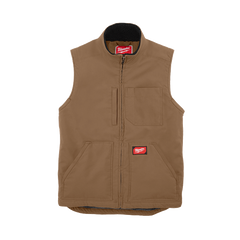 Milwaukee - GRIDIRON Sherpa Lined Vest Brown - XL | 801BRXL