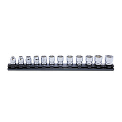 Koken - Socket Set 3/8" Drive 12 Piece On Magnetic Rail 7-19mm
