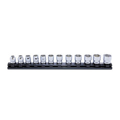 Koken - Socket Set 3/8" Drive 12 Piece On Magnetic Rail 7-19mm | KORS3400MZ/12