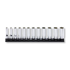 Koken - Z Series Socket Set 3/8" Drive 12 Piece On Magnetic Rail 7-19mm | KORS3300MZ/12