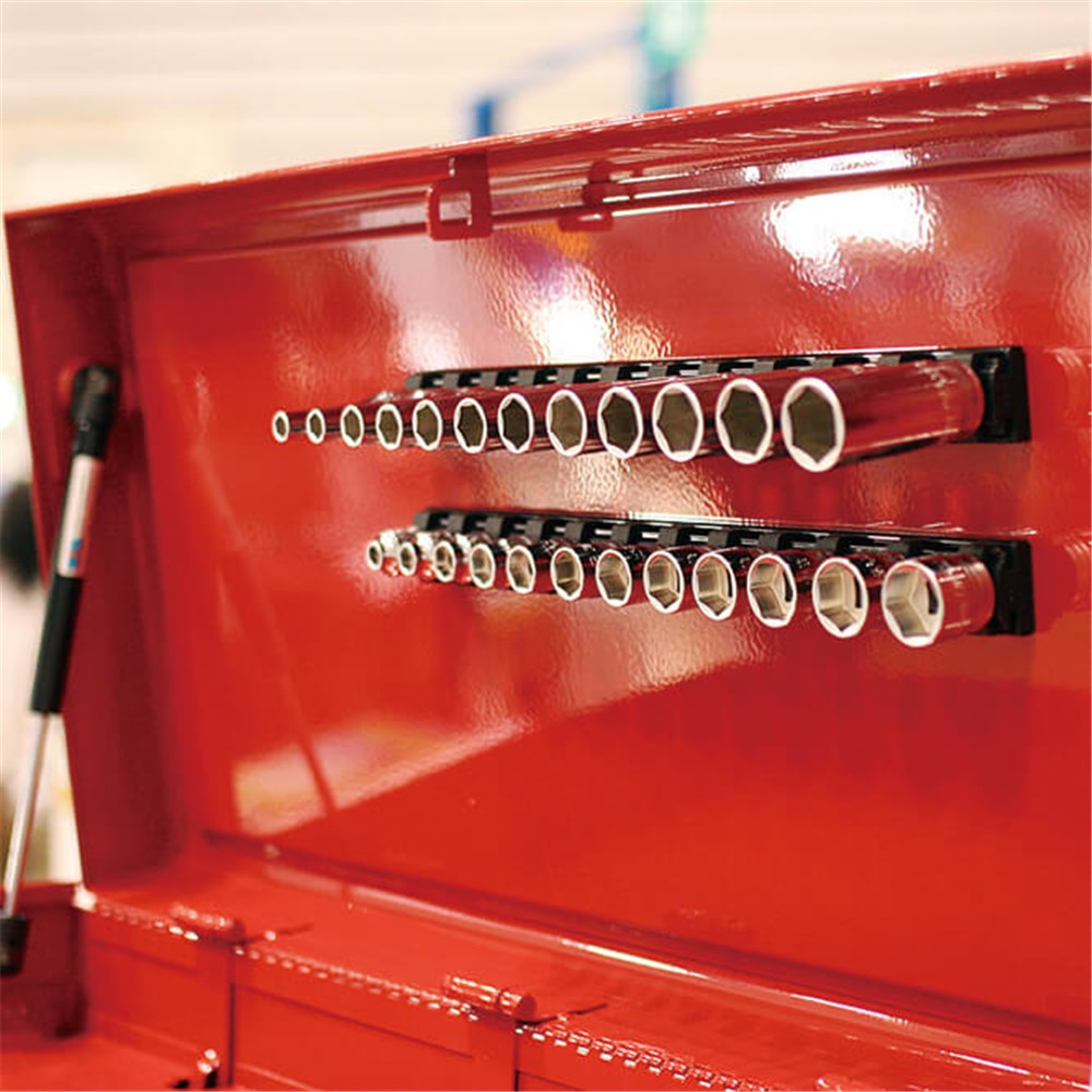 Koken - Magnetic Socket Rail 3/8 Square Dr x 12 Holders