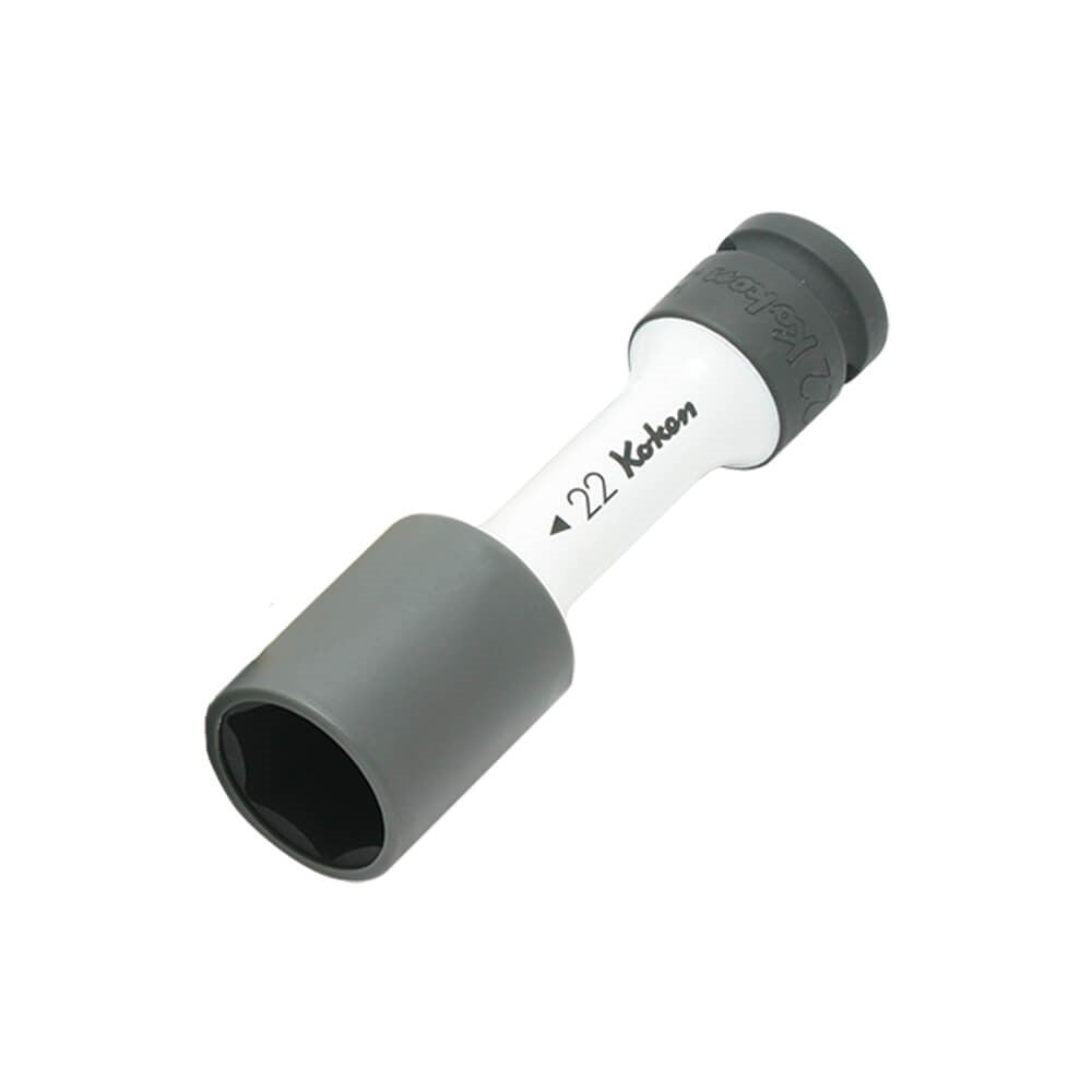 Koken - 1/2" Drive 22mm Impact Wheel Nut Socket - Extra Thin Wall - 110mm Long