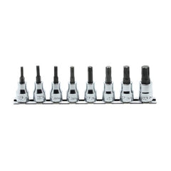 Koken - 8pc 3/8'dr Torxplus Socket Set (20ip - 55ip) On Rail | KORS3025/8-IP