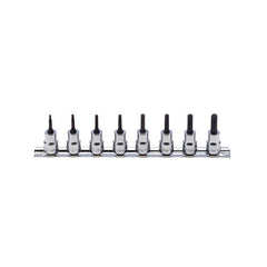 Koken - 8pc 3/8" Drive Socket Set On Rail (t10 - T45x38mm) | KORS3025/8-L38