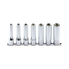 Koken - 7pc 1/2" Drive Socket Set On Rail (e10 - E24) | KORS4325/7