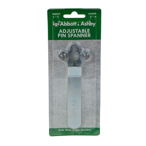 Abbott & Ashby - Adjustable Pin Spanner - Suits Most Angle Grinders | AAAPS | 808857