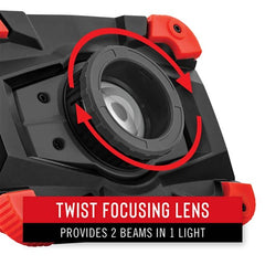 Coast - Rechargeable Focusing Portable Work Light - 1150 Lumens | COAWLR1 | 809486
