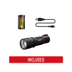Coast - XP6R Rechargeable LED Torch - Pure Beam Focusing - 400 Lumens