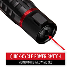 Coast - XP6R Rechargeable LED Torch - Pure Beam Focusing - 400 Lumens