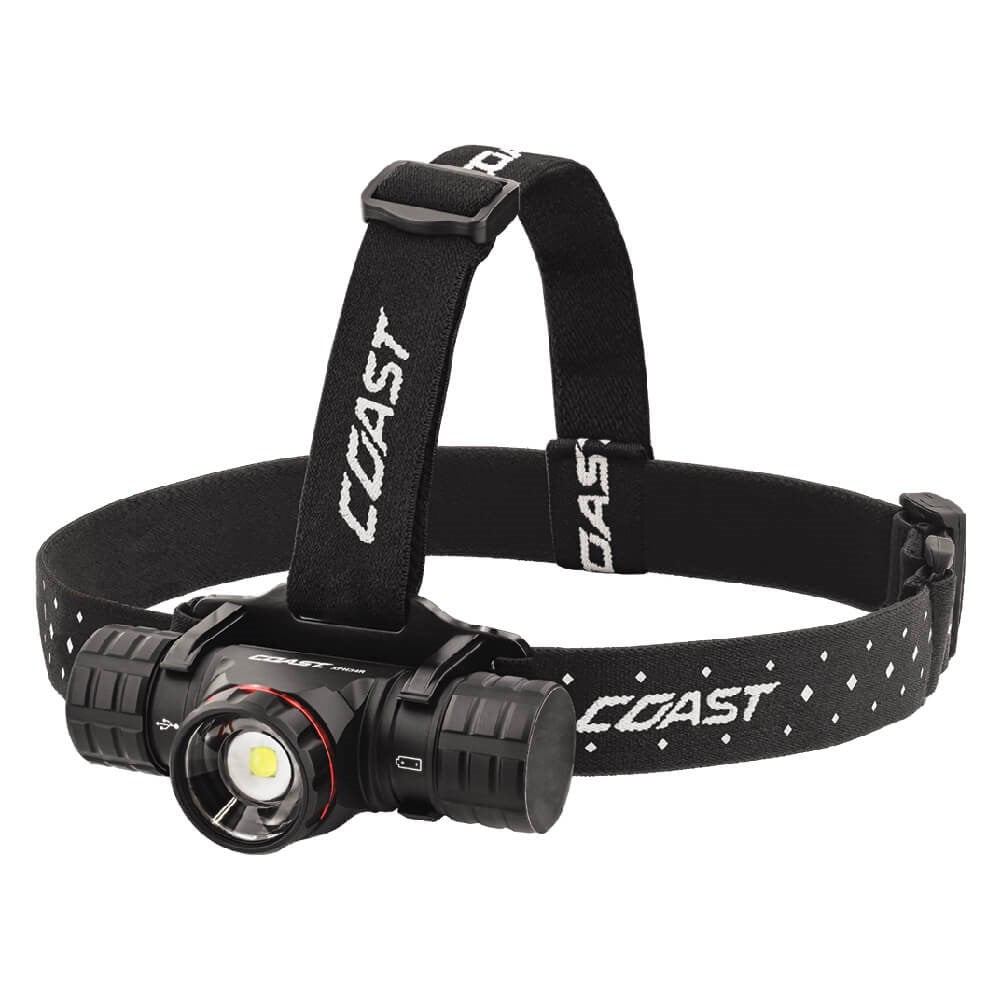 Coast - XPH34R Rechargeable LED Headlamp - Pure Beam Focusing - 2000 Lumens (Turbo Mode)