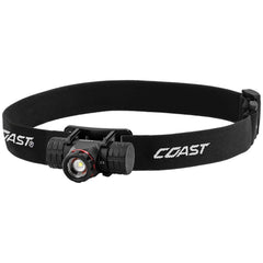 Coast - XPH25R Rechargeable LED Headlamp - Pure Beam Focusing - 400 Lumens