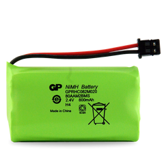 Powercell 2.4V 800mAh NiMH Cordless Phone Battery  PC80AAM2BBMS-2C1 drawing PS5019 - Memo6203 | 80AAM2BMS
