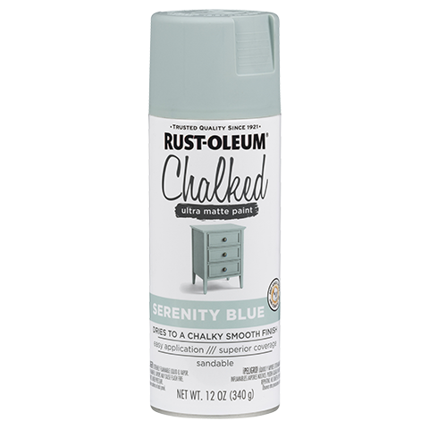 Rust-Oleum - Chalked Paint Serenity Blue - Spray 340g