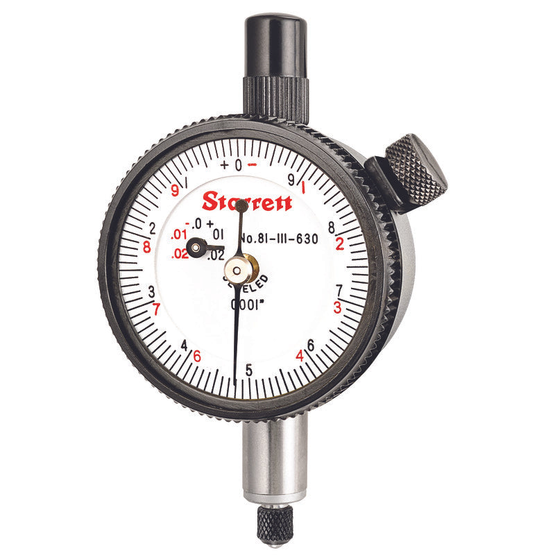 Starrett - Dial Ind. Jewelled 1 11/16in .025in Range .0001in Grad | 81-111-630J