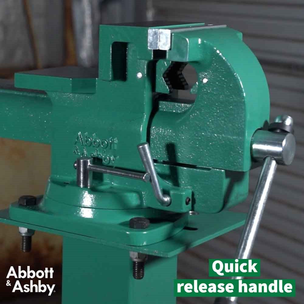 Abbott & Ashby - 6" (150mm) Heavy Duty Bench Vice Quick Release with 360 Degree Swivel Base