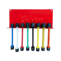 Koken - 1/2" Drive Impact Torsion Bar Set with Metal Wall Hanger - 8 Piece | KO14101MP