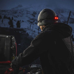 Coast - RL10R Rechargeable Dual Colour LED Headlamp with Red Rear Lighting - 750 Lumens