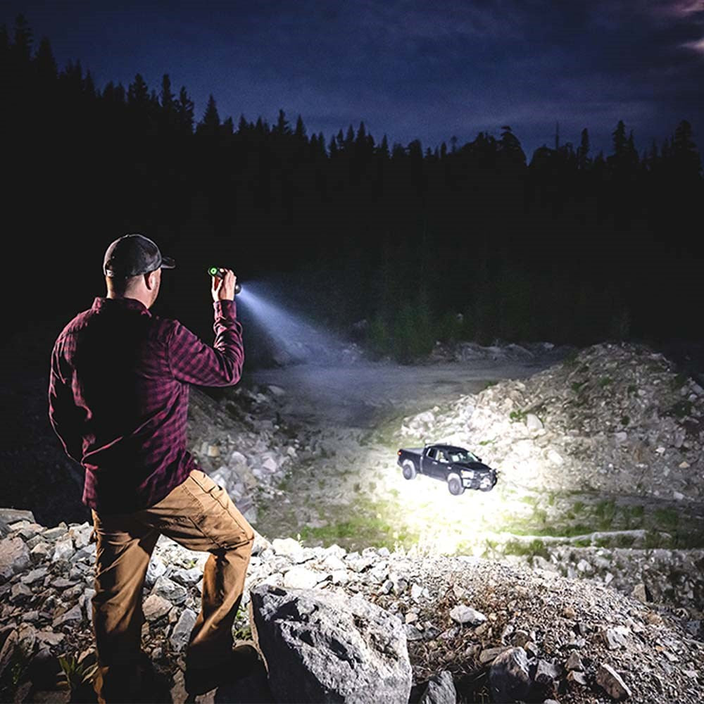 Coast - XP40R Rechargeable LED Torch with Power IQ OLED Real-Time Display - 8000 Lumens