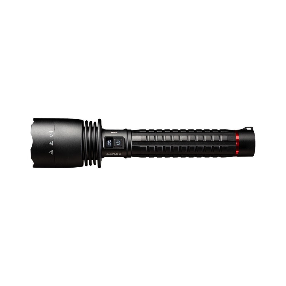 Coast - XP80R Rechargeable LED Torch with Power IQ OLED Real-Time Display - 15000 Lumens