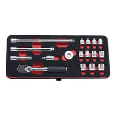 Koken - Z-series 1/4" Drive 17 Piece Socket Set With Ratchet (4mm-14mm) | KO2286Z