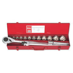 Koken - 3/4" Drive Metric 12 Point Socket Set 15 Piece | KO6268M
