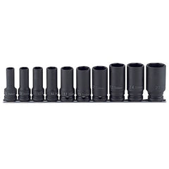 Koken - 1/2" Drive 6 Point Metric Impact Socket Set On Rail 10 Piece | KORS14301X/10