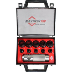 Dawn Tools - Mayhew - 11 Pc Hollow Punch Set #320, 1/8 Thru 3/4" W/Handle - Made In France | 66008-Mhw