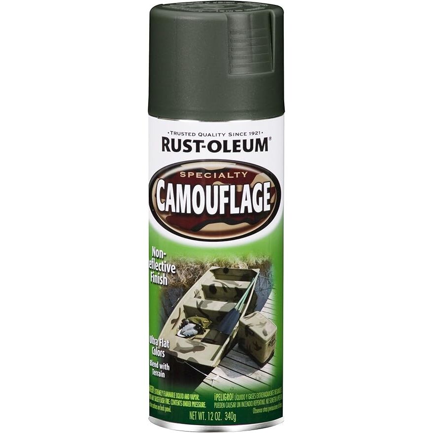 Rust-Oleum - Camouflage Dead-Flat Army Green - Spray 340g
