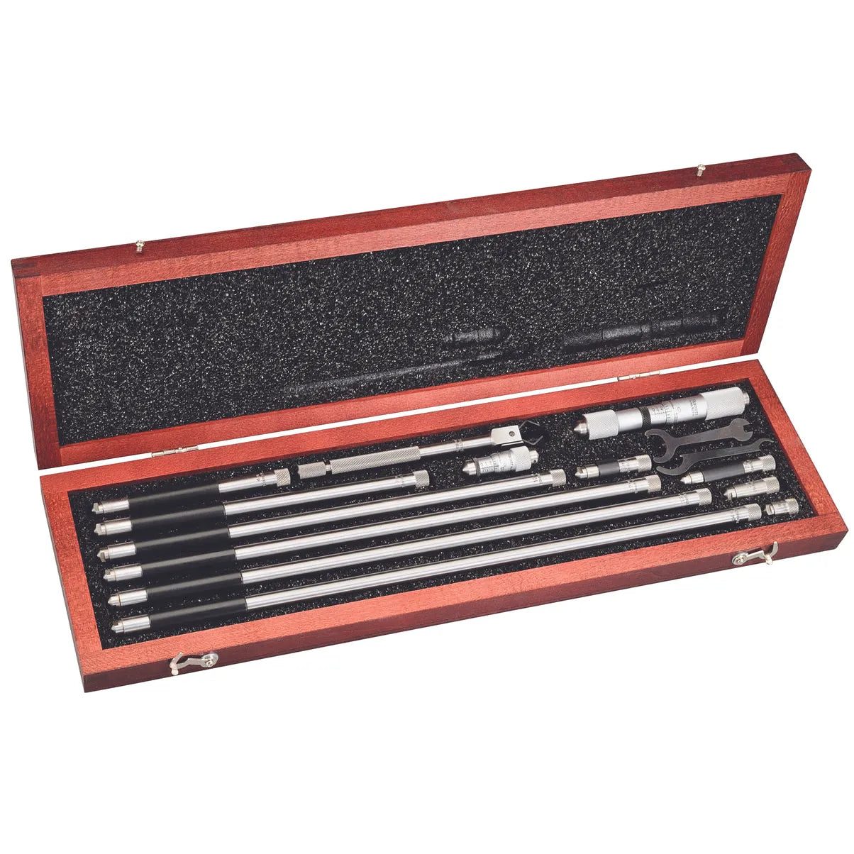 Starrett - Tubular Inside Mic 1 1/2-32in 10 Rods/Handle Case | 823FZ