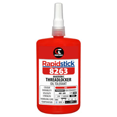 Chemtools - Threadlocker (8263), Oil Tolerant, Red, 250ml | 8263-250